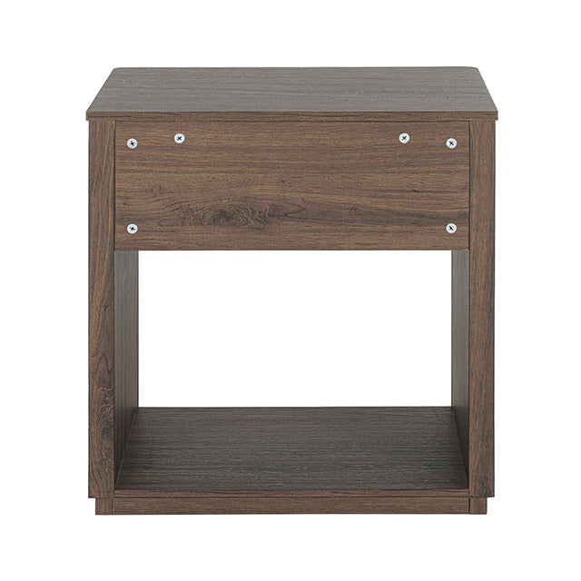 Gants Nightstand W/ Open Shelf, Walnut - view 6