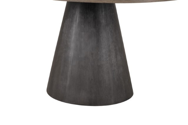 Broager 5 Pc Dining Table Set, Rustic Oak/Dark Walnut - view 4