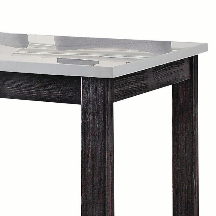 Yelena Counter Height Table W/Marble Top – view 2