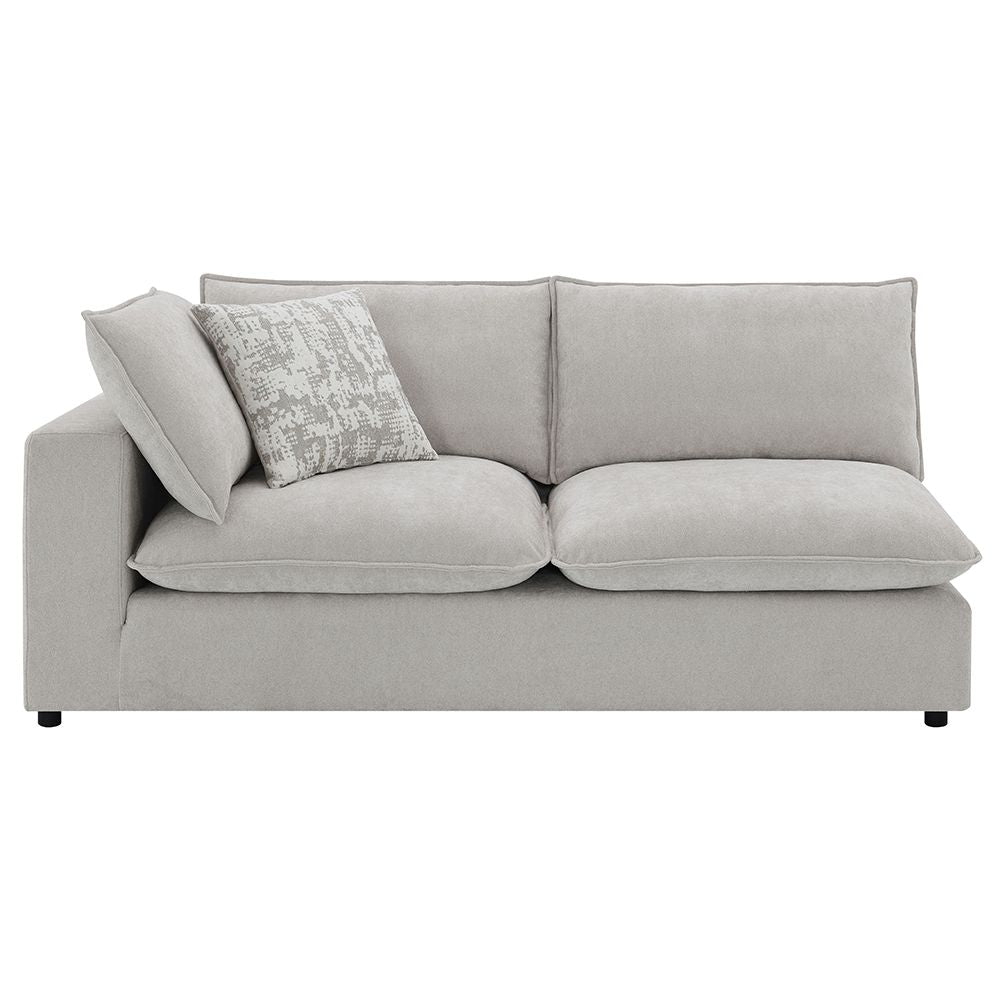 Marisa Modular Left Facing Loveseat with 2 Pillows