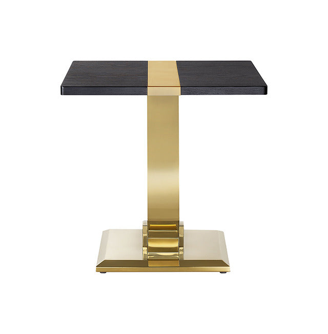 Horsham End Table, Black/Gold - view 2
