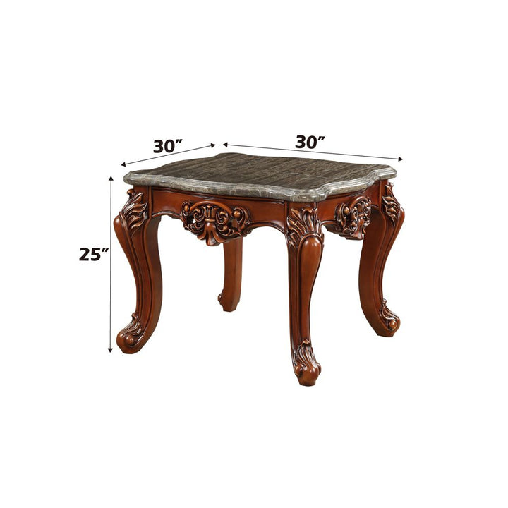 Eustoma End Table – dimensions diagram