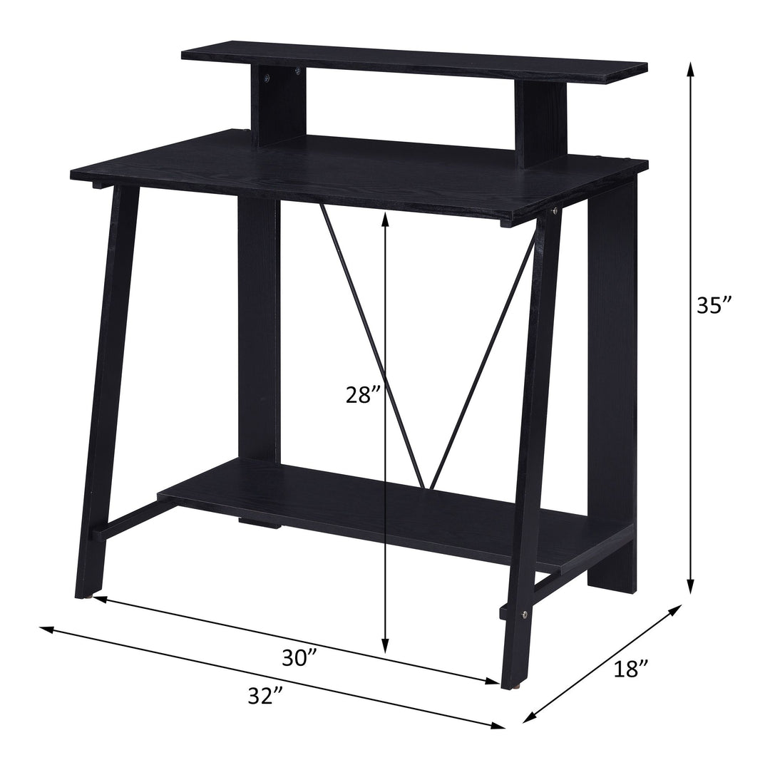 Nypho Writing Desk – line drawing