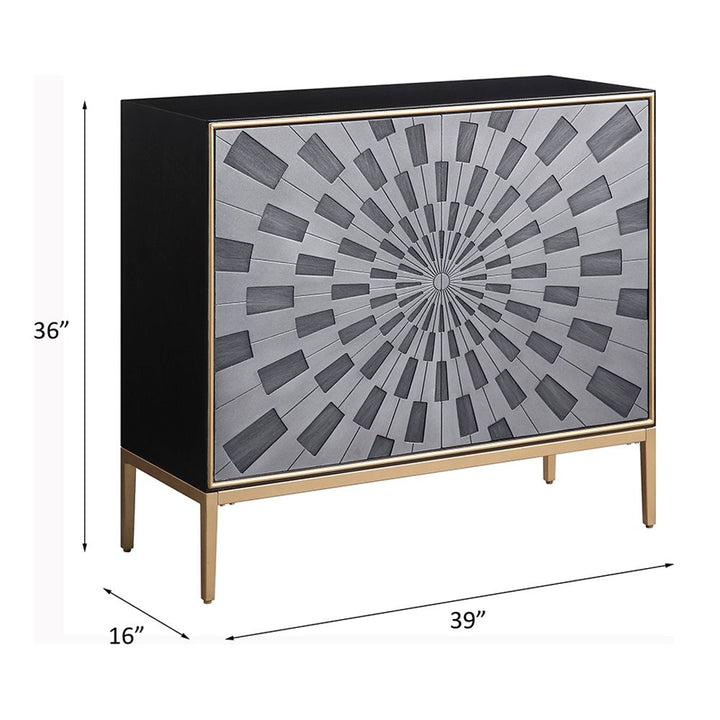 Quilla Console Cabinet – line drawing