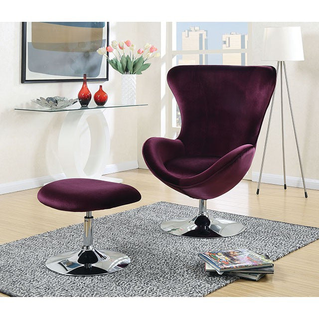Eloise Chair W/ Ottoman - view 2