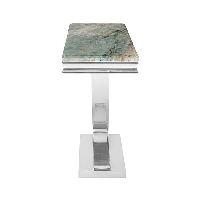 Wettingen Sofa Table, Green/Chrome - view 2