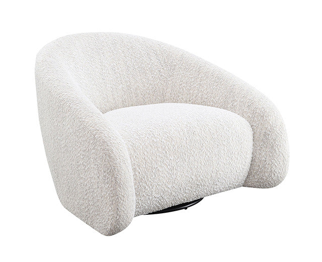 Kyria Swivel Chair, Beige