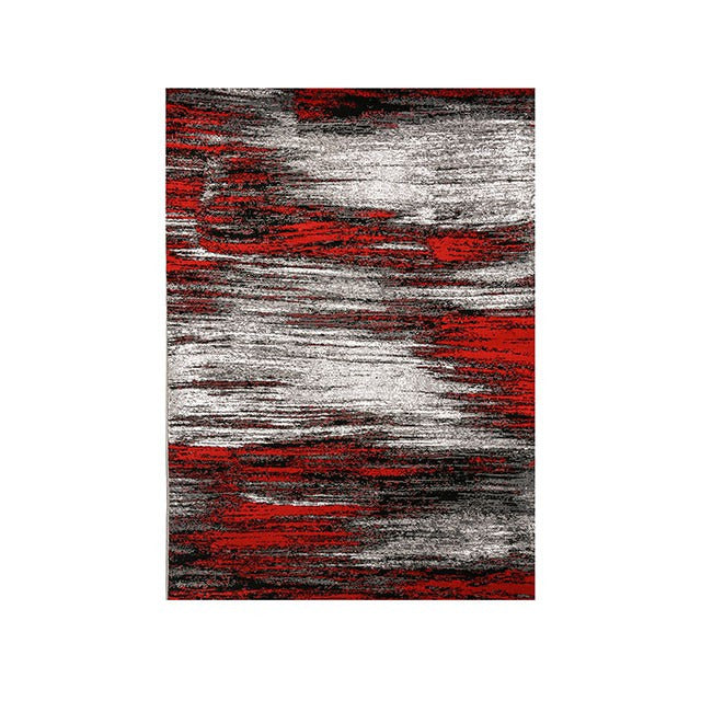 Sivas Area Rug, Gray/Red - view 2