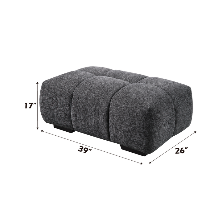 Chosen Ottoman – dimensions diagram