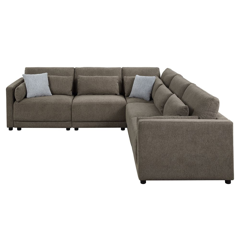 Rylie Modular - Left Facing Chair w/3 Pillows – view 9