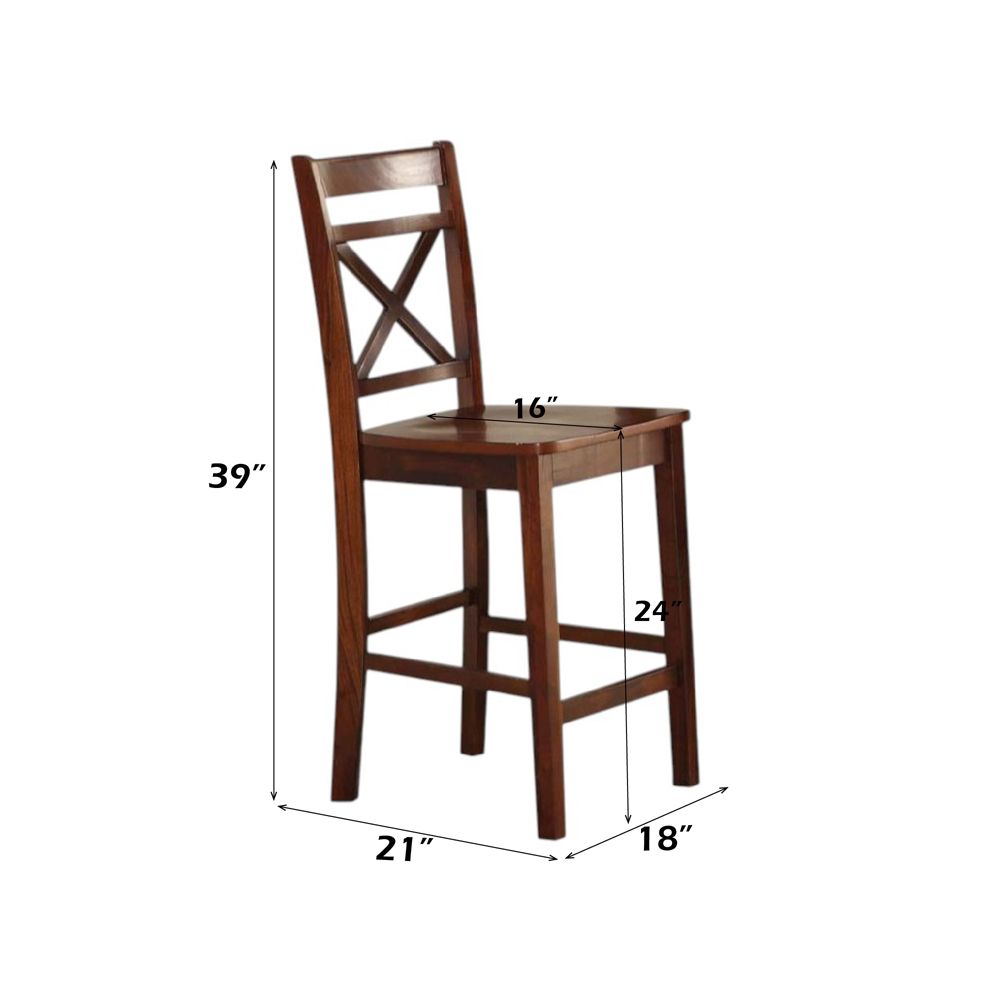 Tartys Counter Height Chair (Set-2) – dimensions diagram