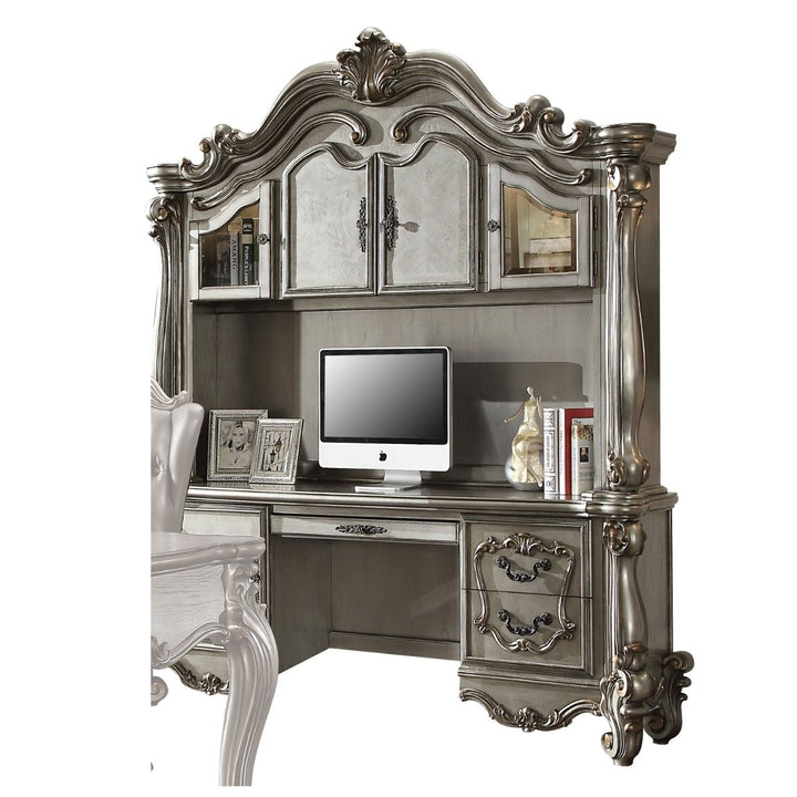 Versailles Executive Computer Desk W/Hutch – view 2
