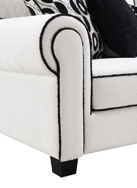Viviani Sofa, White - view 6