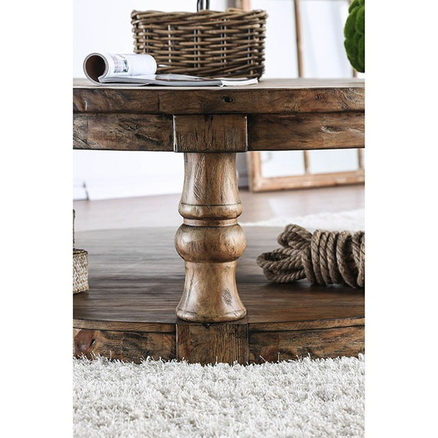 Mika Coffee Table, Antique Oak - view 3