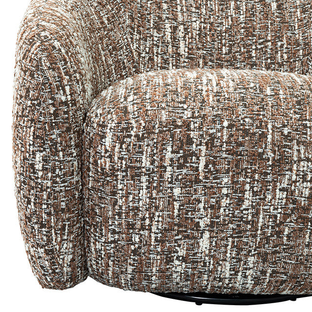 Pyrena Swivel Chair, Brown - view 7