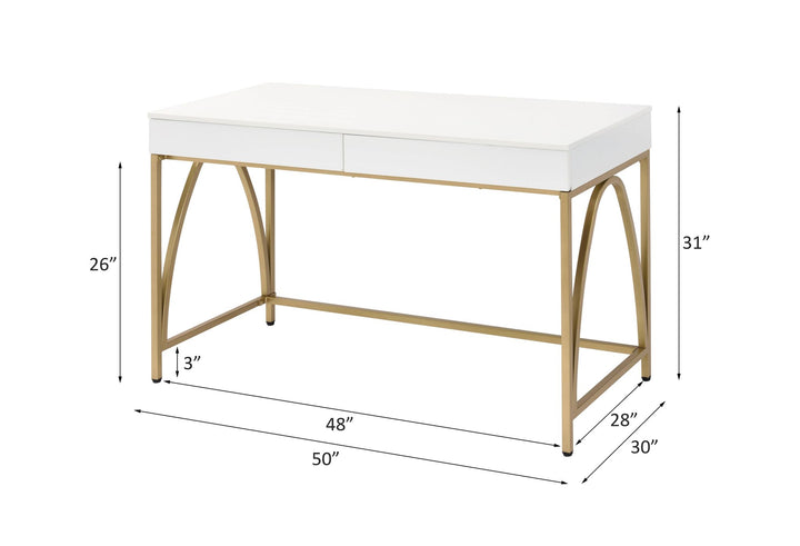 Lightmane Writing Desk(Same Ac00900) – line drawing