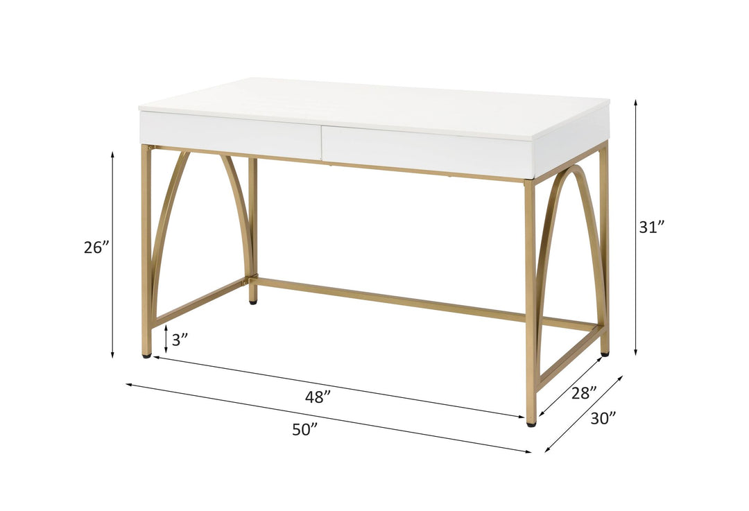 Lightmane Writing Desk(Same Ac00900) – line drawing