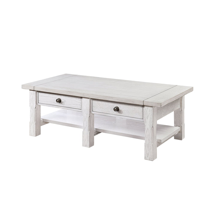 Dorsey 2 Drawer Coffee Table -White