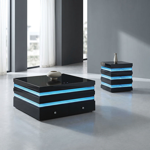 Maloy End Table, Black - view 3