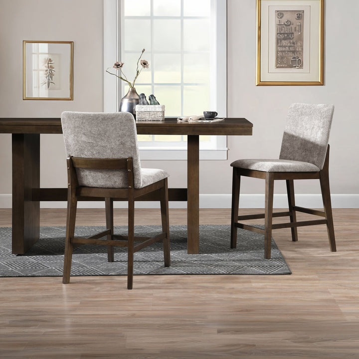 Kody Upholstered Counter Chair (2 Per Carton)-Cream