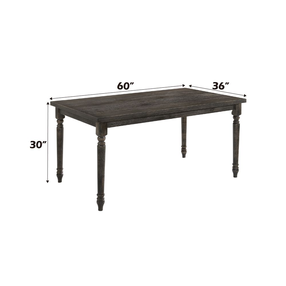 Claudia II Dining Table – dimensions diagram