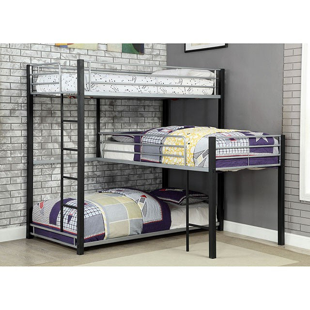 Aubrey Twin Triple Decker Bed - view 3