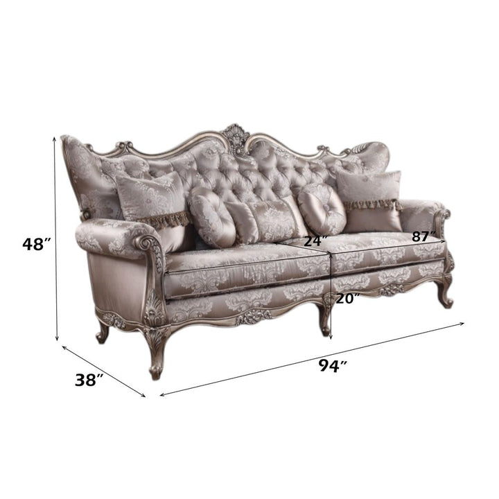 Jayceon Sofa with 5 Pillows