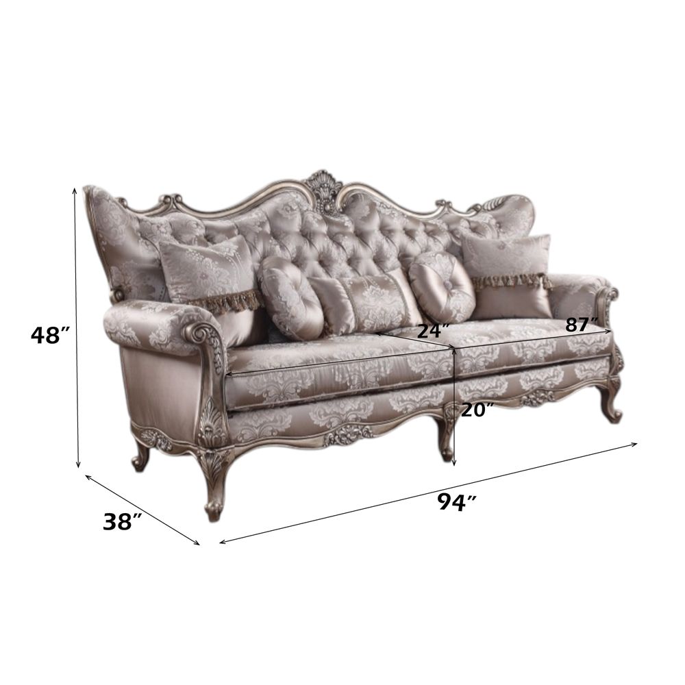 Jayceon Sofa with 5 Pillows