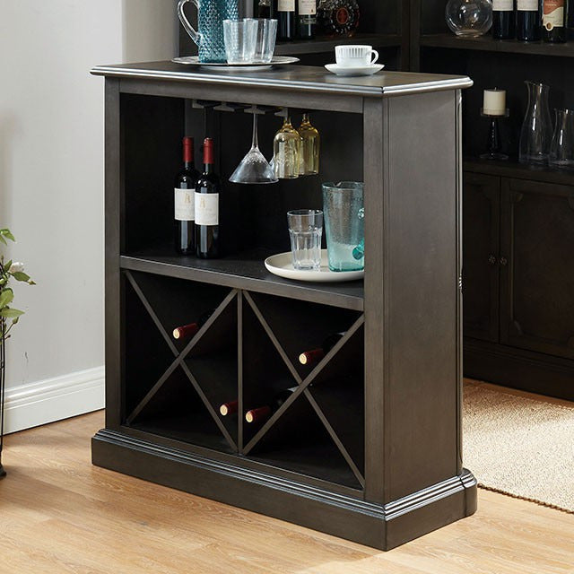 Voltaire Standing Bar Table, Gray
