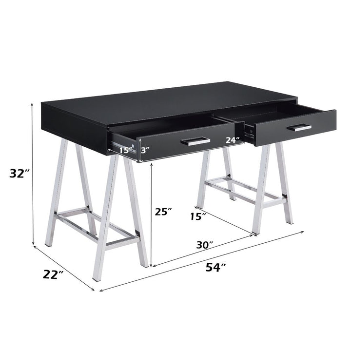 Coleen Writing Desk – dimensions diagram
