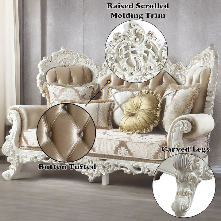 Vanaheim Loveseat with 5 Pillows