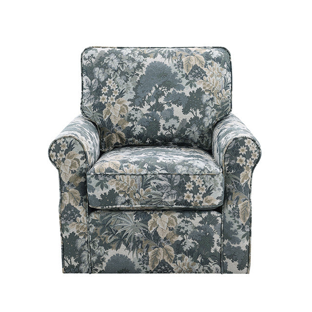 Penryn Swivel Accent Chair, Topiary Green - view 2