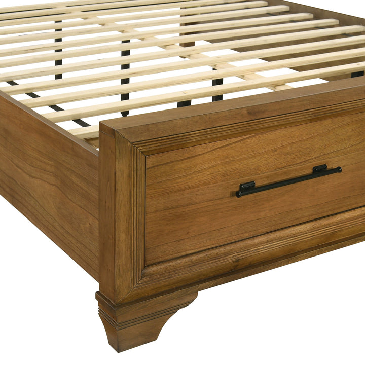 Talcott 6/6-6/0 Ek/wk Storage Footboard Frame And Roll Out Sl