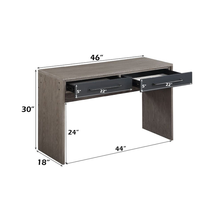 Estevon Writing Desk – dimensions diagram