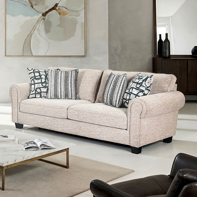 Viviani Sofa, Light Brown/Taupe - view 5