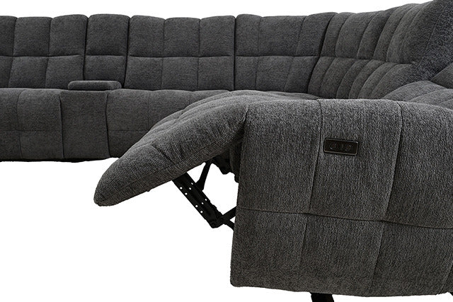 Southwold Power Sectional, Dark Gray