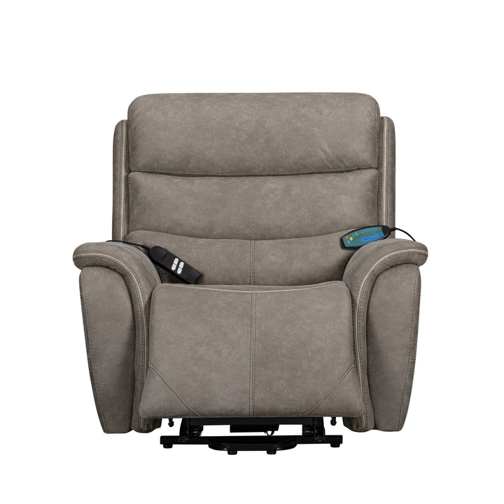 Kamari Power Lift Recliner W/ Heat &amp; Massage-Gray