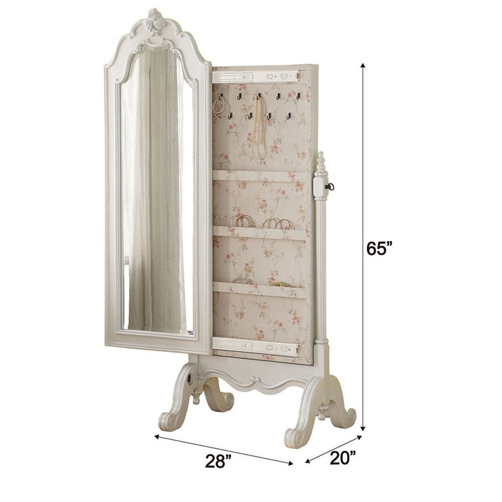Edalene Jewelry Armoire – dimensions diagram