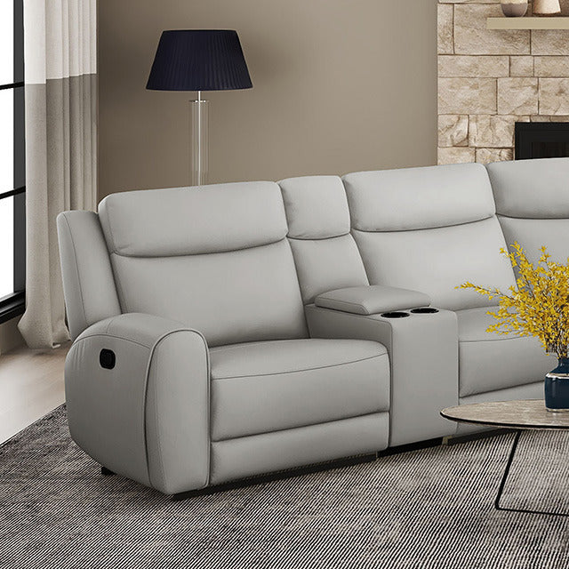 Jacobus Motion Sectional, Light Gray