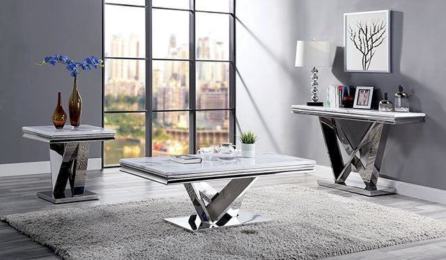 Villarsglane Coffee Table, Chrome - view 2