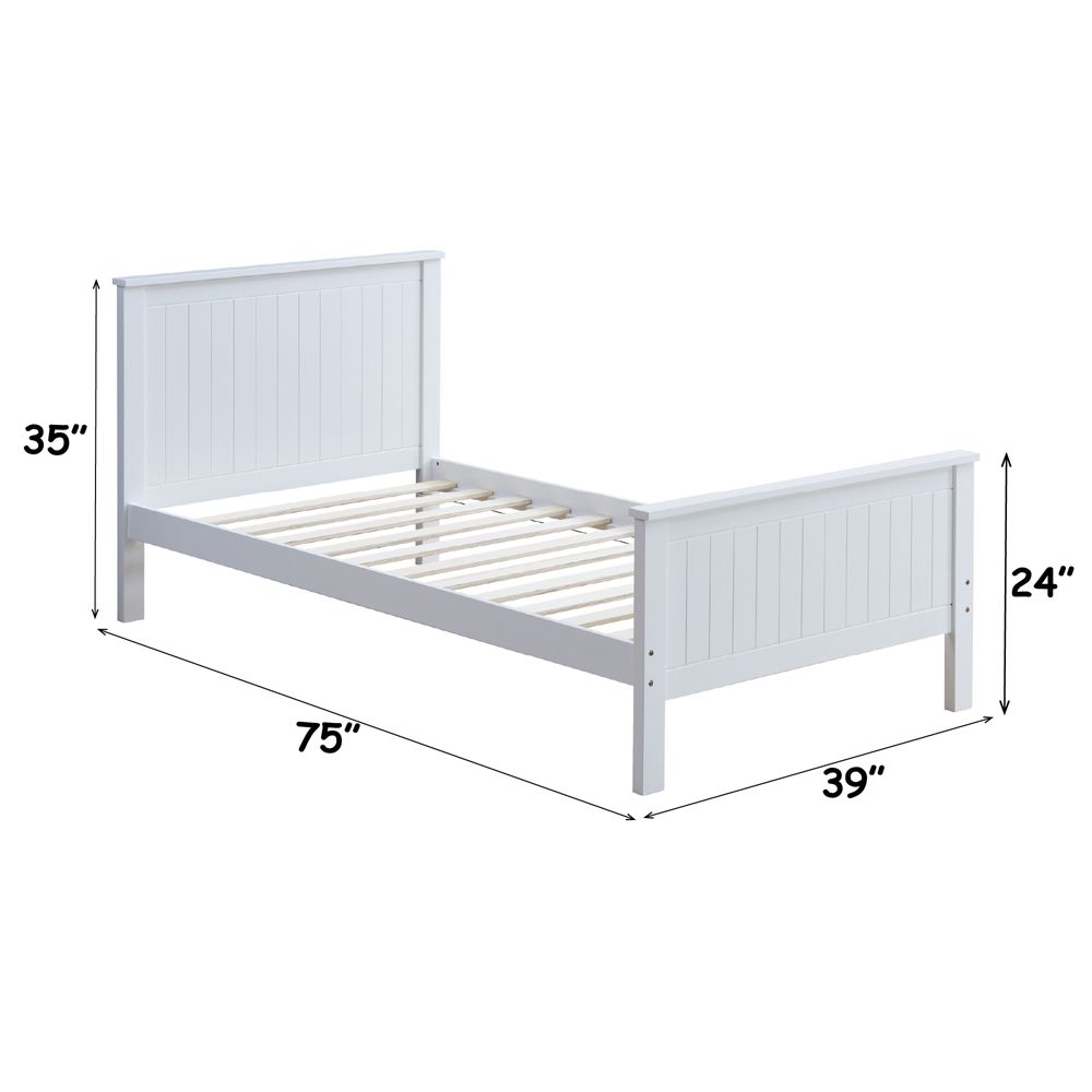 Bungalow Twin Bed – dimensions diagram
