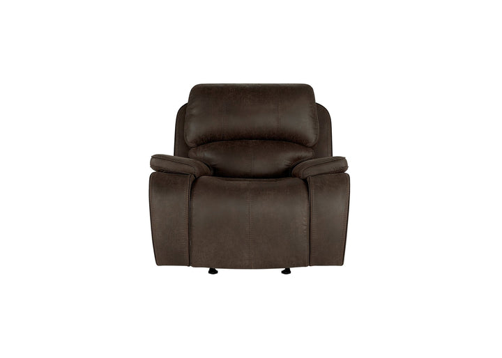 Brookings Glider Recliner W/pwr Hr &amp; Fr-Brown