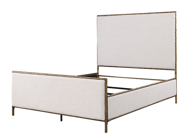 Valda Bed, Matte Gold