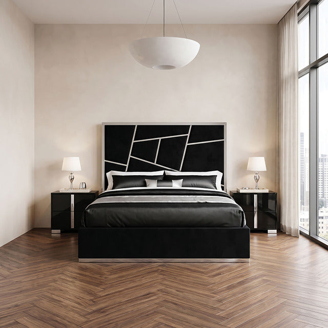 Bertoni Bed, Black/Chrome - view 5