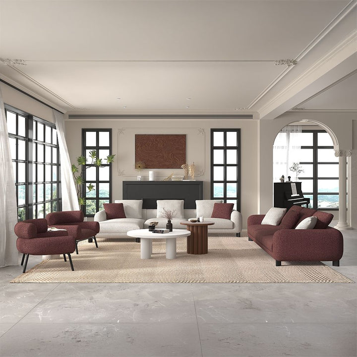 Mardi Sectional Sofa with 6 Pillows