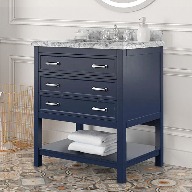 Reston 31" Vanity with Top/ Sink, Blue