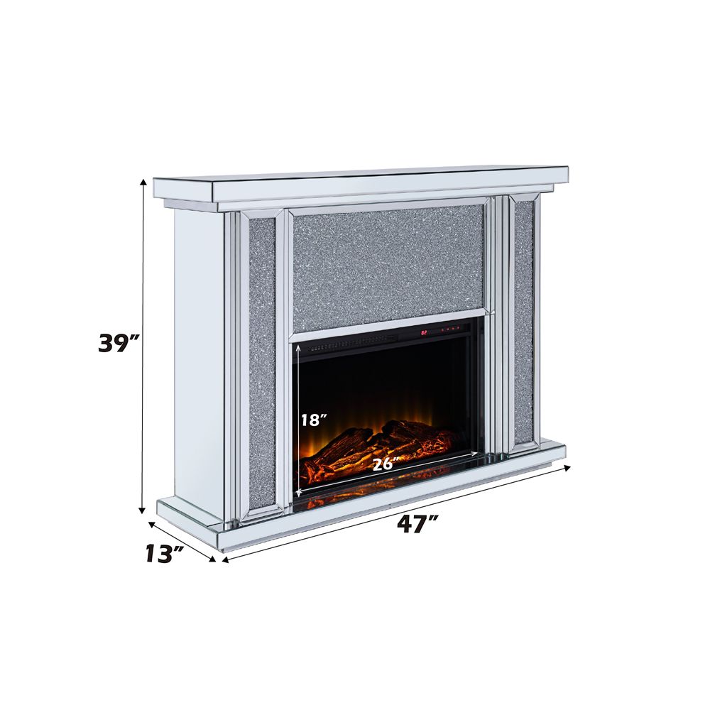 Noralie Fireplace – dimensions diagram