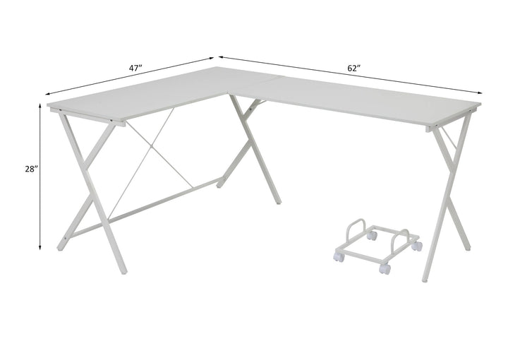 Dazenus Computer Desk – line drawing