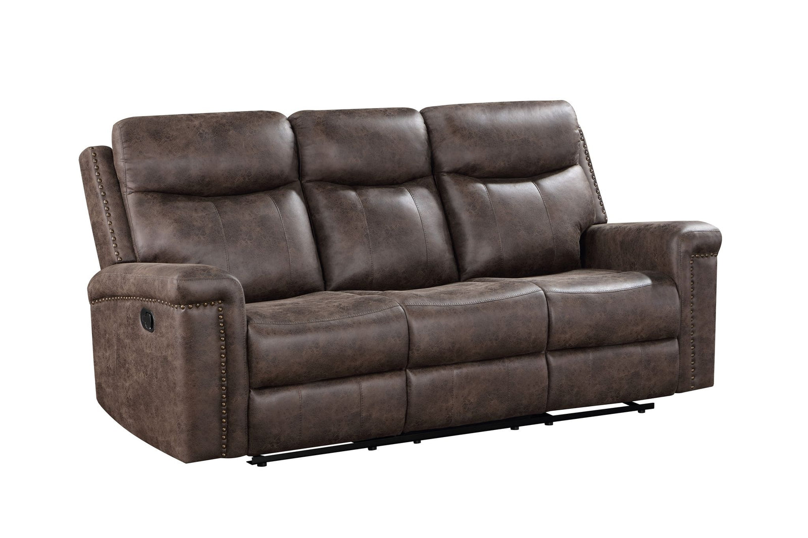 Quade Sofa W/dual Recliner-Mocha