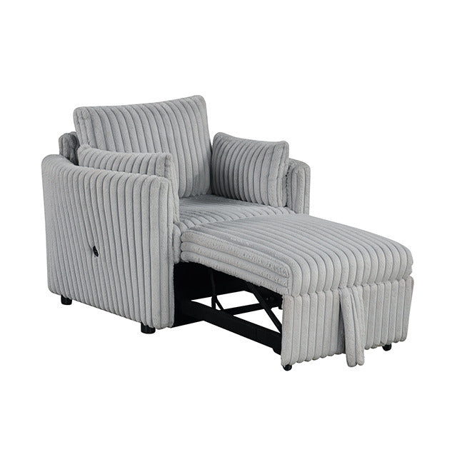 Denholme Chair, Gray - view 2